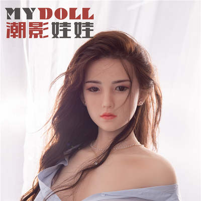 159 久美子 &nbsp;蓝衬衫 &nbsp;新款精品硅胶头 &nbsp;大胸款 &nbsp;假发款